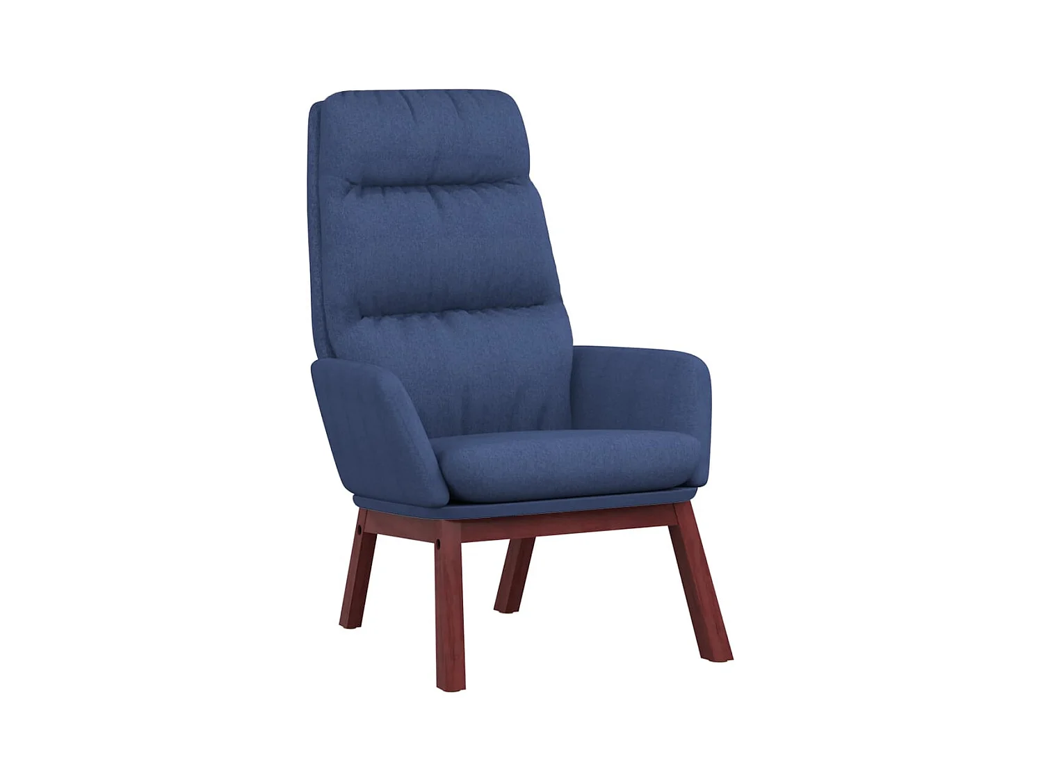 Relaxstoel stof blauw