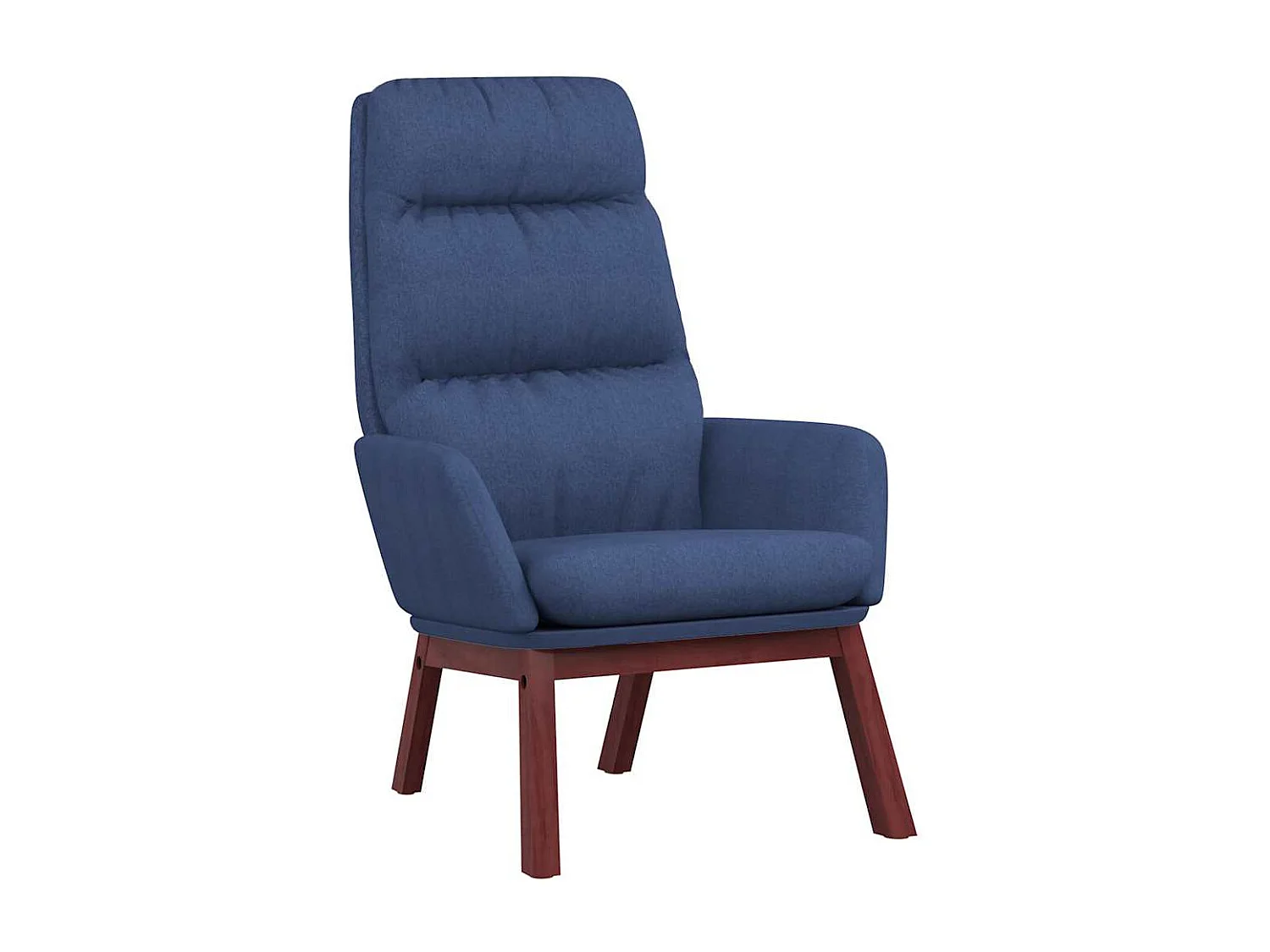 Cadeira de descanso tecido azul