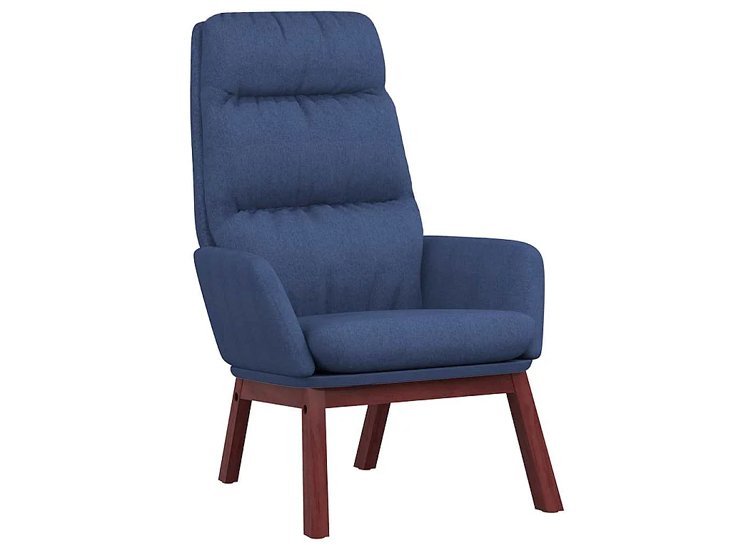 Relaxsessel Blau Stoff