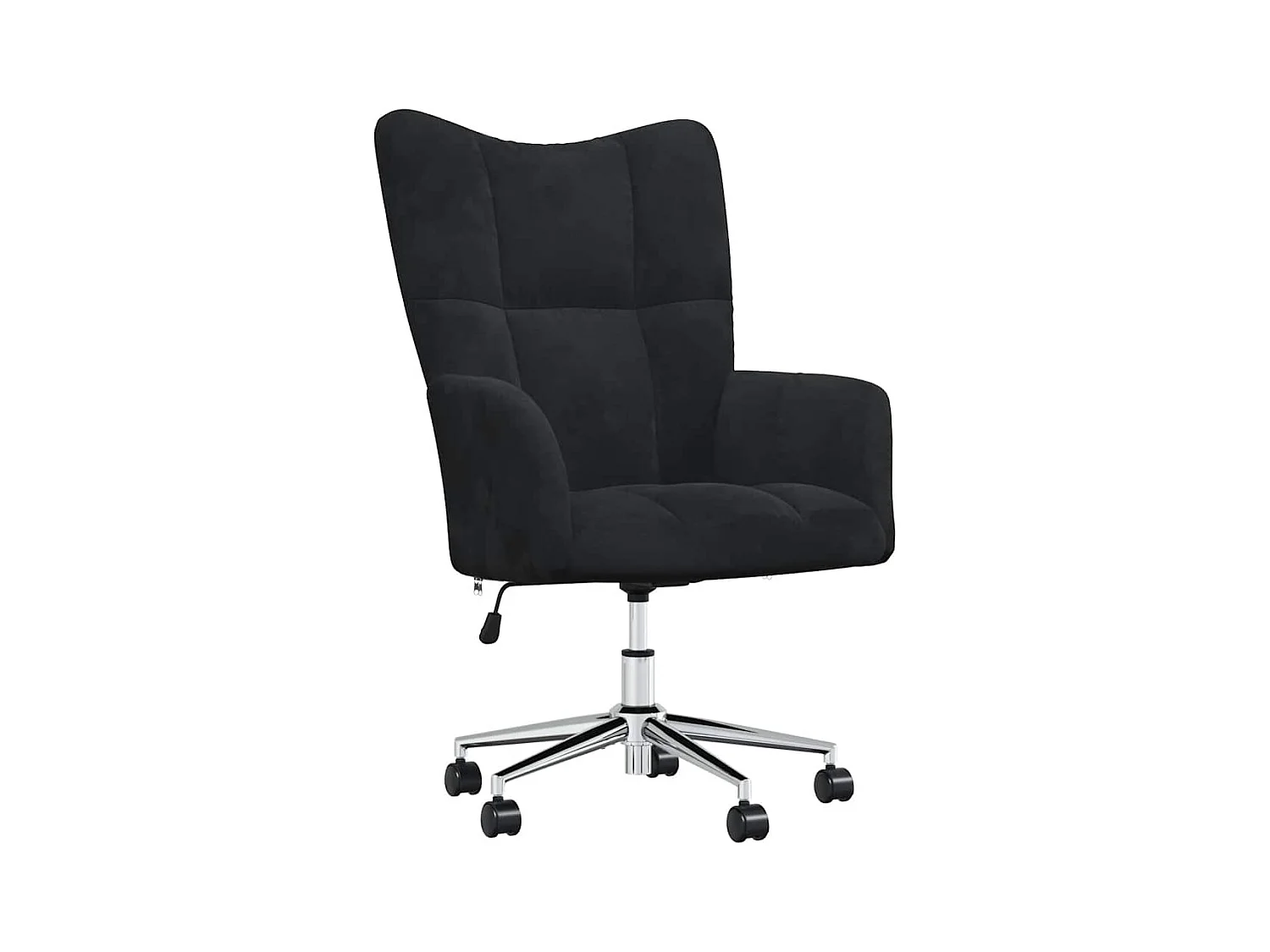 Chaise de relaxation Noir Velours