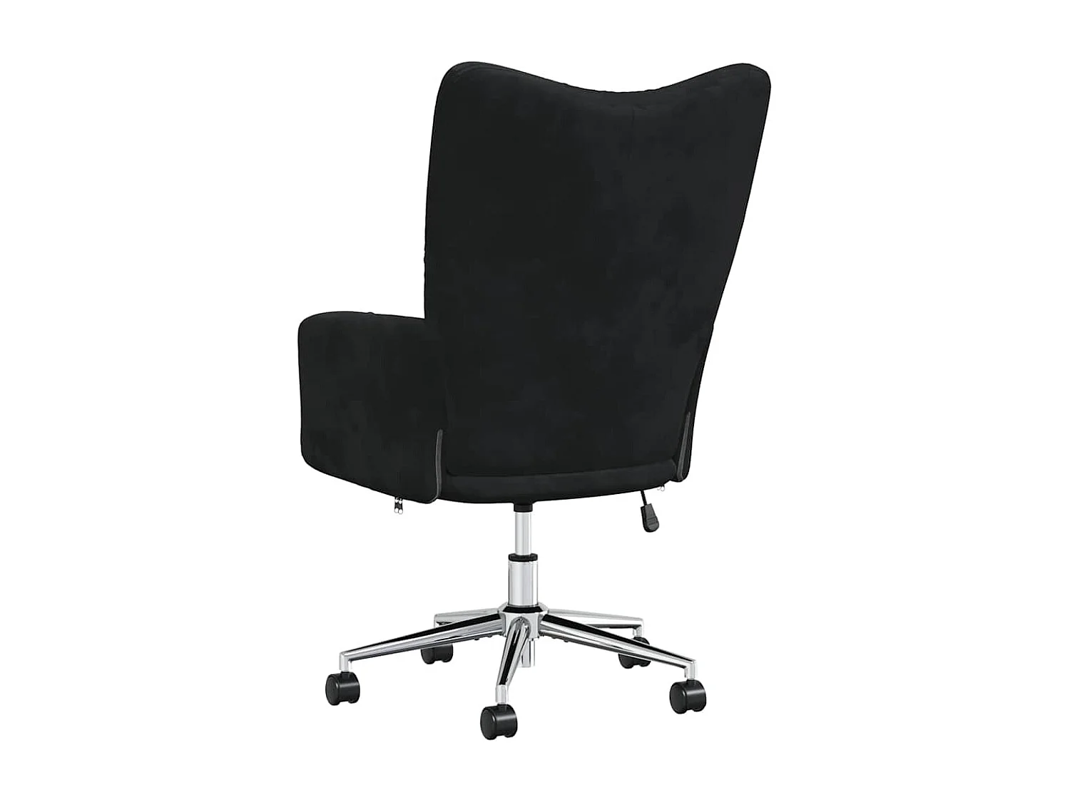 Chaise de relaxation Noir Velours