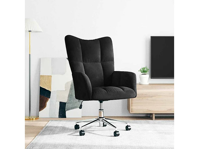 Relaxsessel Schwarz Samt