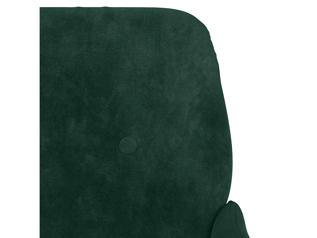 Fauteuil Vert foncé 62x79x79 cm Velours