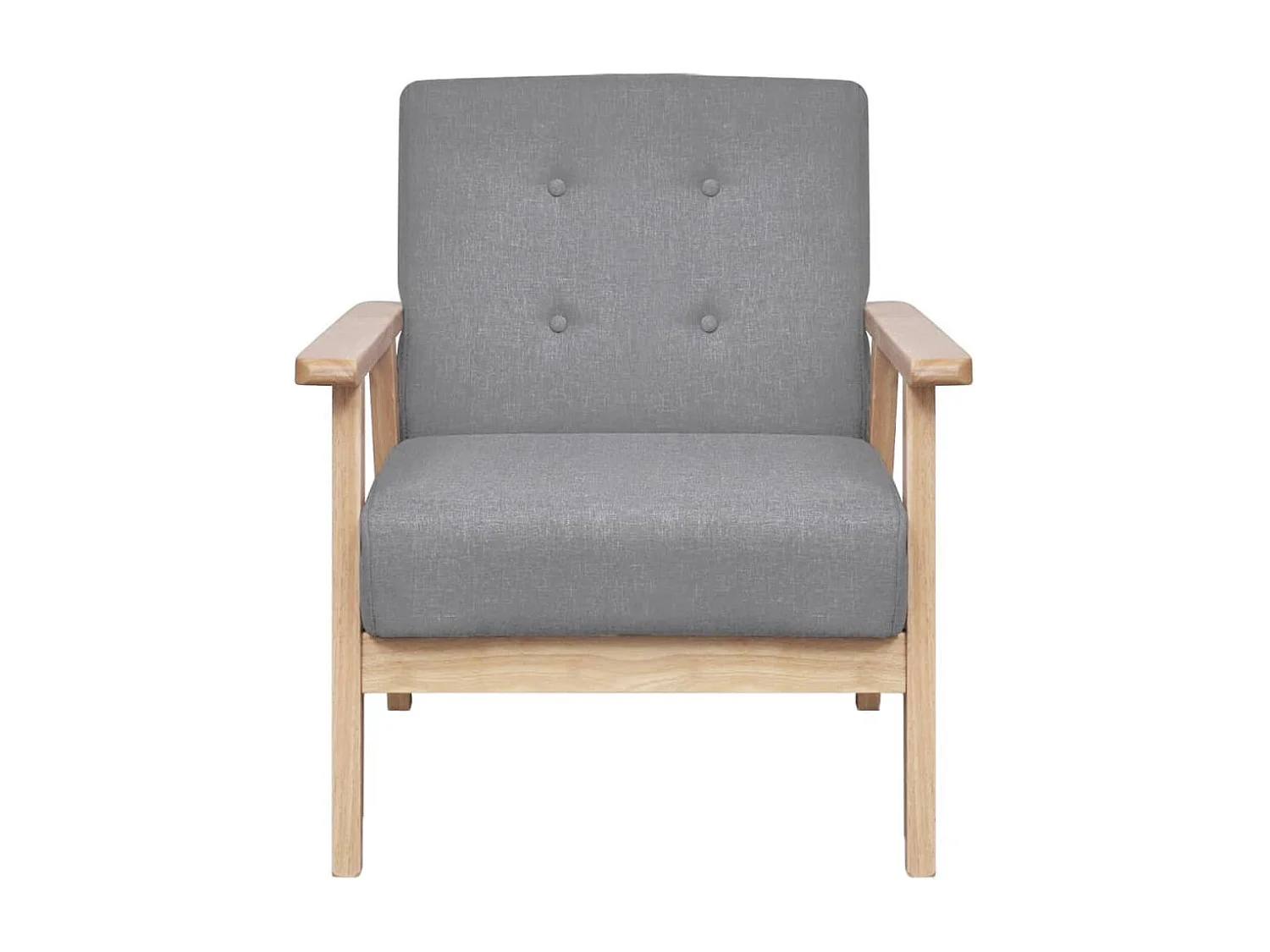Fauteuil gris foncé tissu