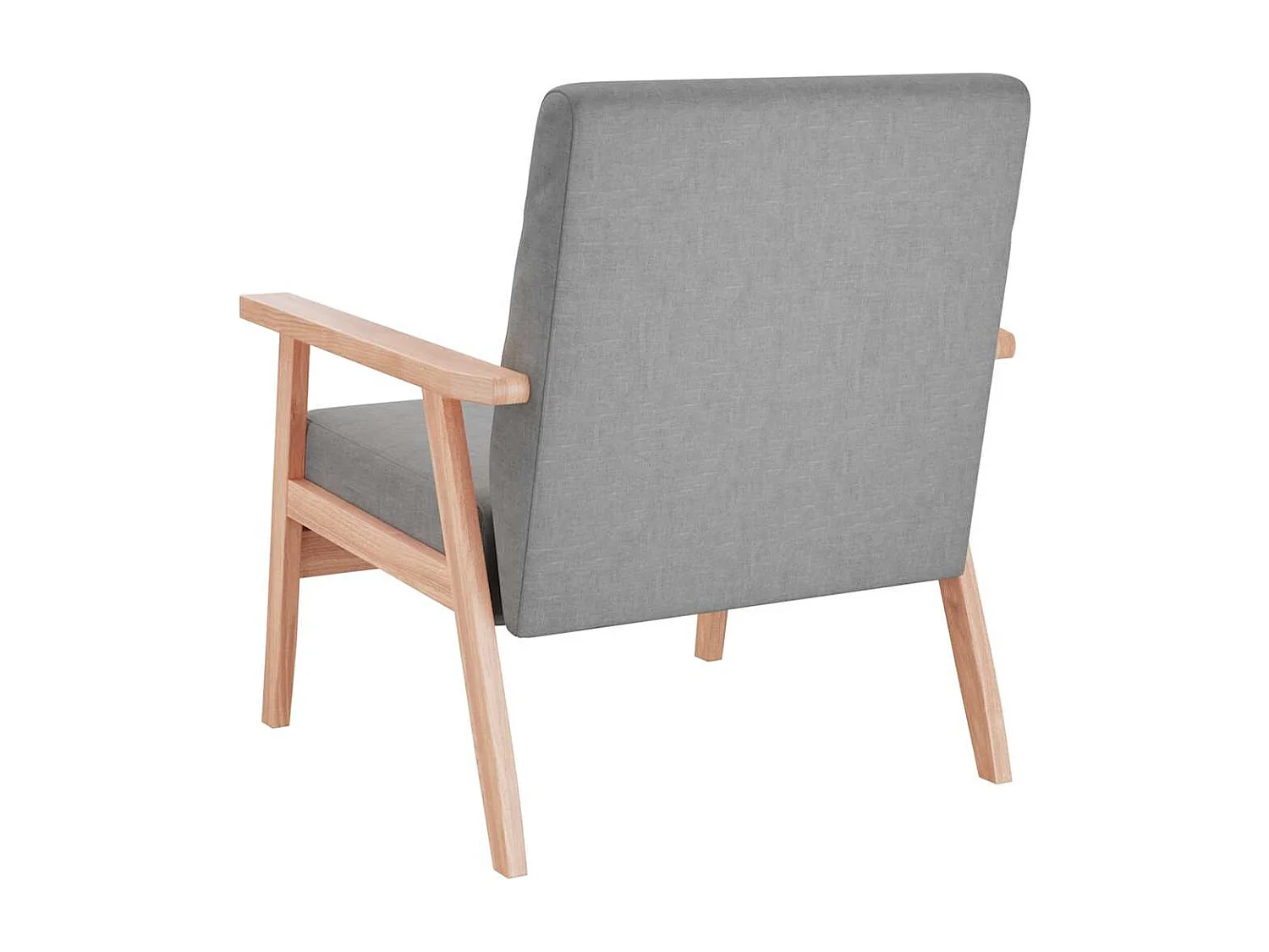 Fauteuil gris foncé tissu
