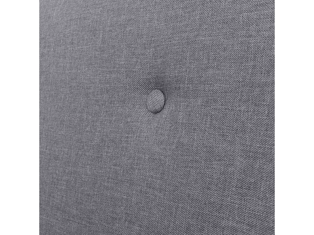 Sillón de tela gris claro