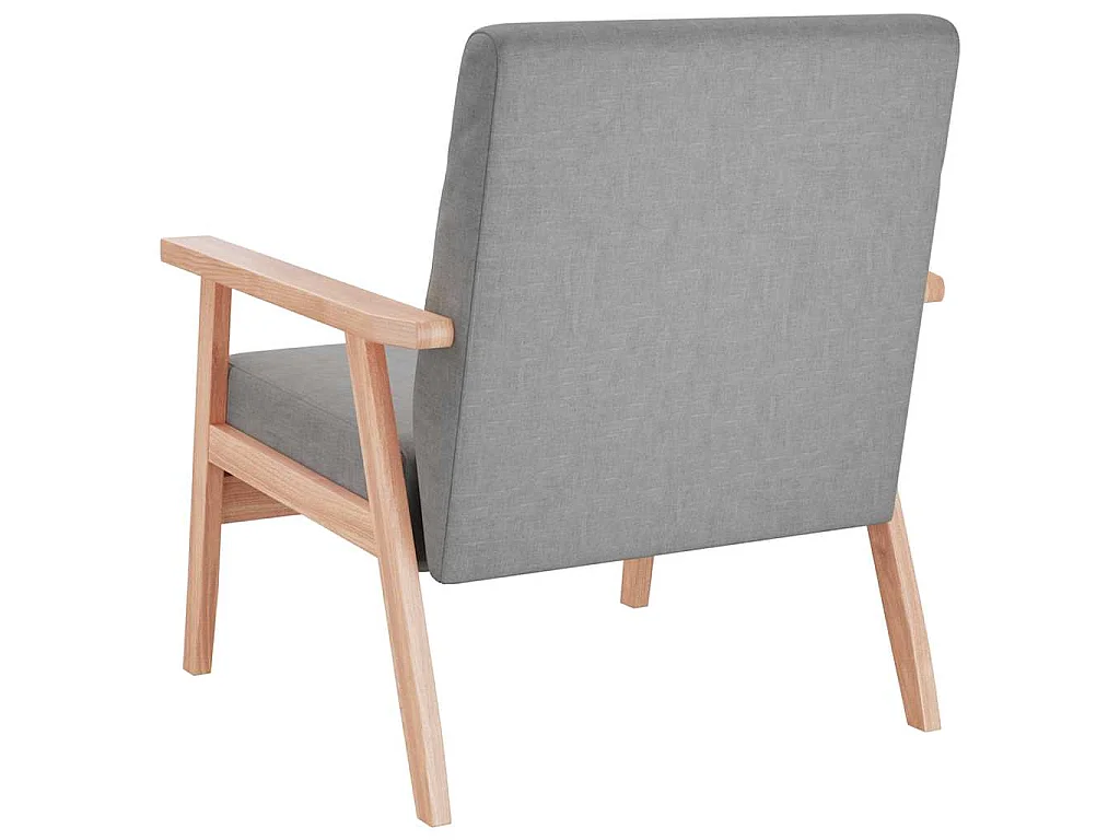 Sessel Hellgrau Stoff