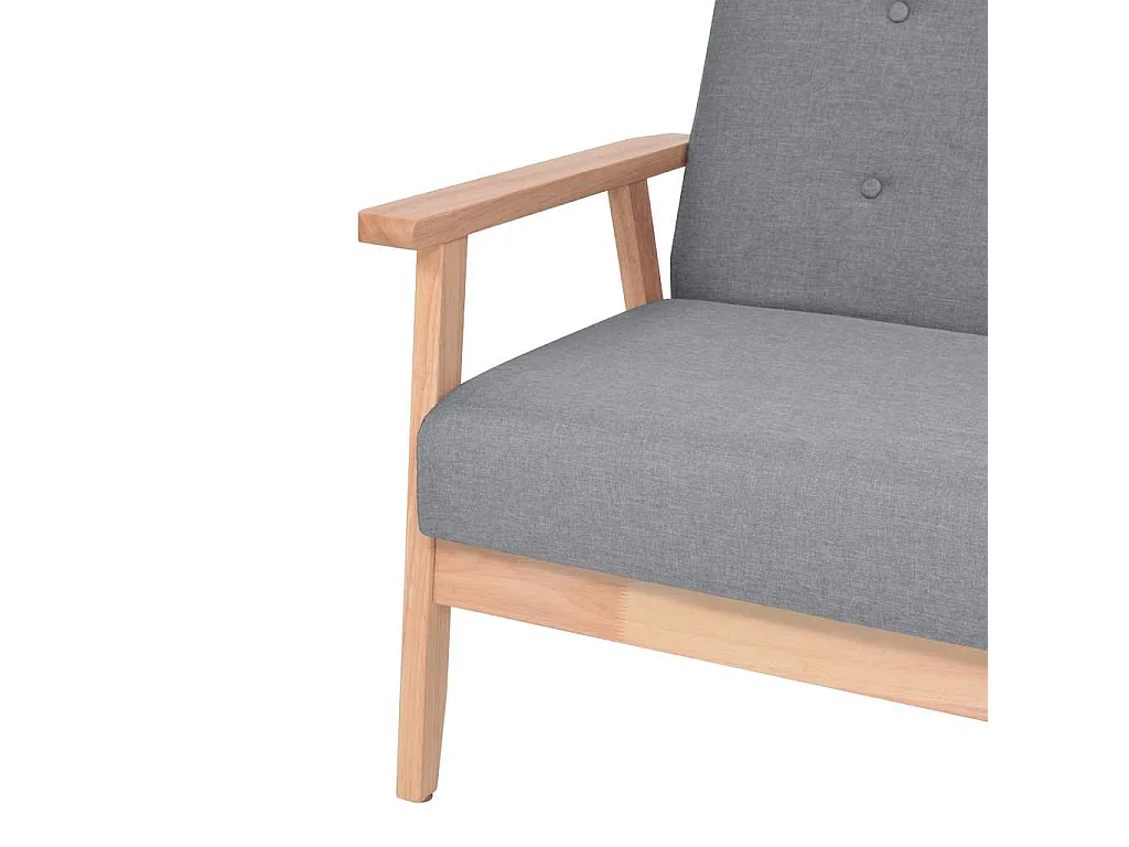Sessel Hellgrau Stoff
