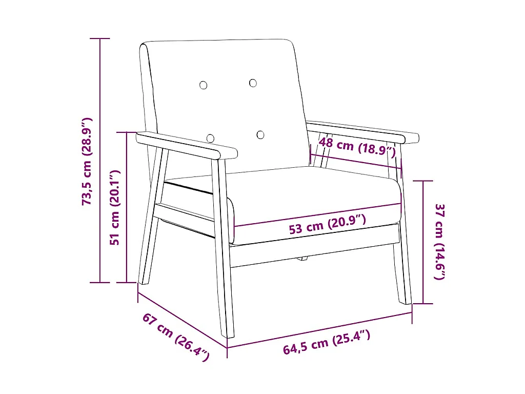 Sessel Hellgrau Stoff