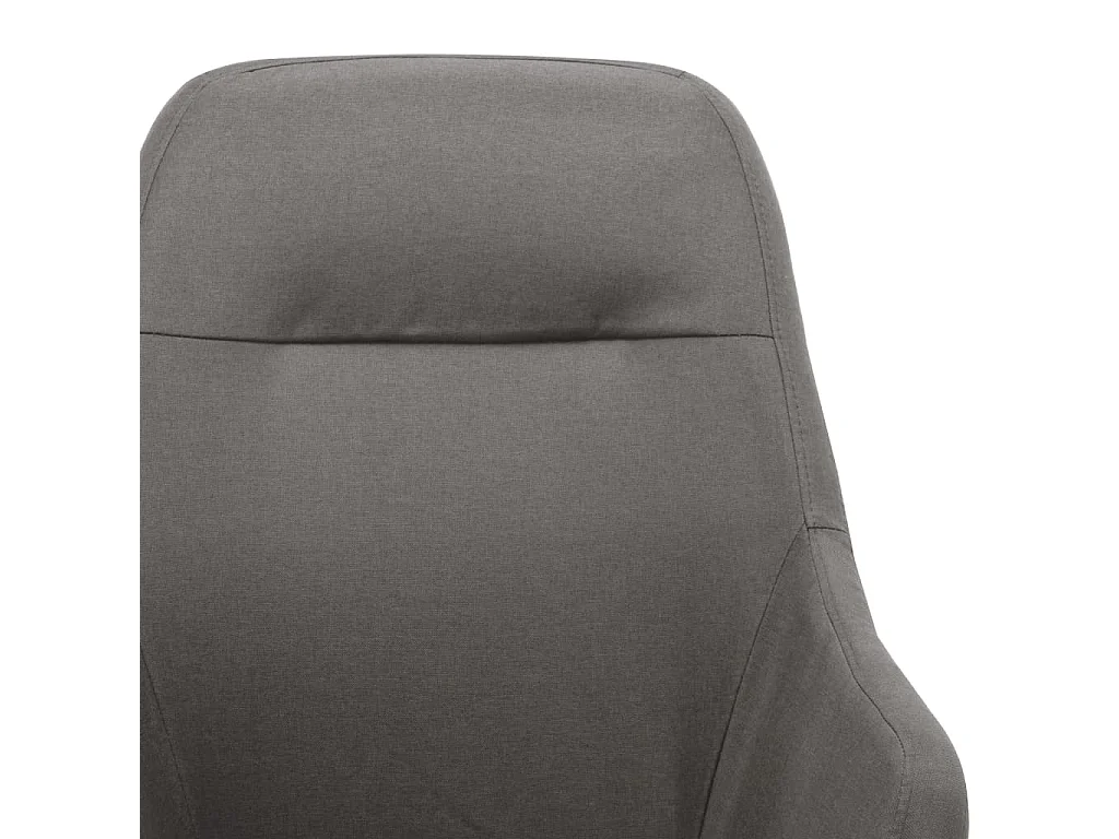 Chaise à bascule Gris clair Tissu