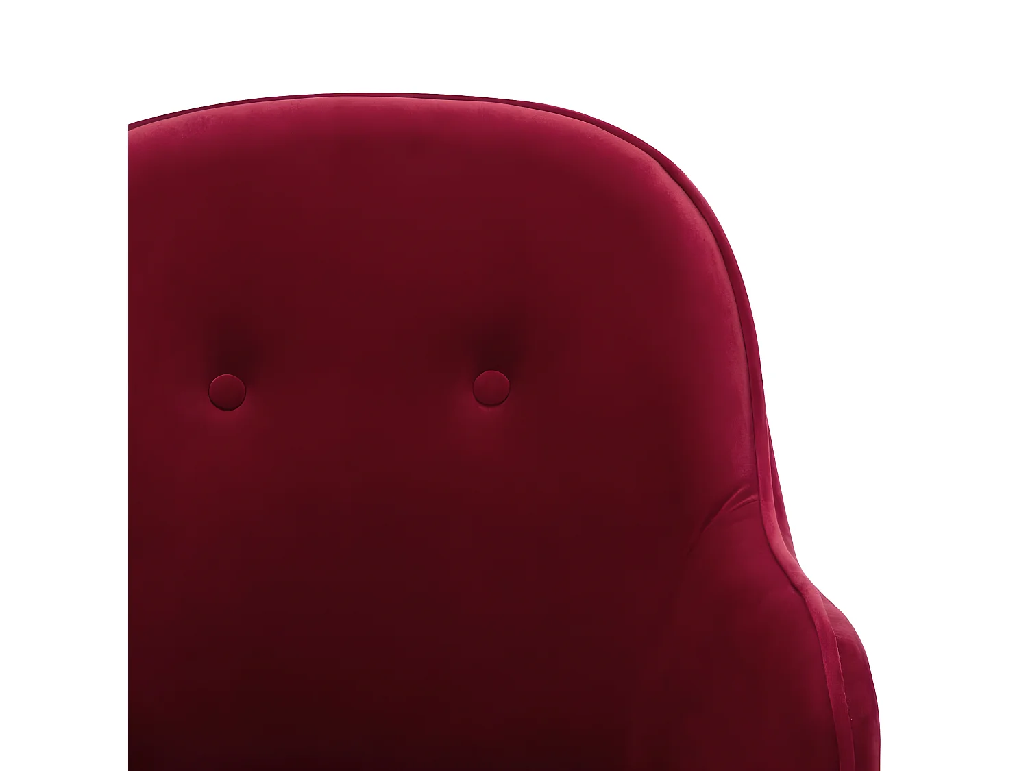 Sedia a Dondolo Rosso Vino in Velluto