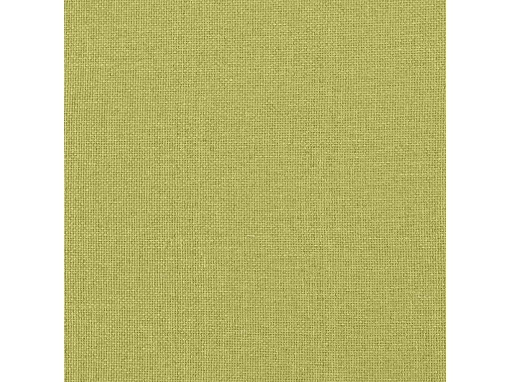 Chaise à bascule avec tabouret Vert Tissu