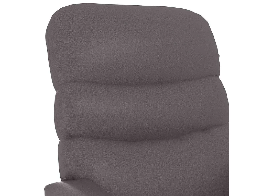 Fauteuil de massage Gris Similicuir