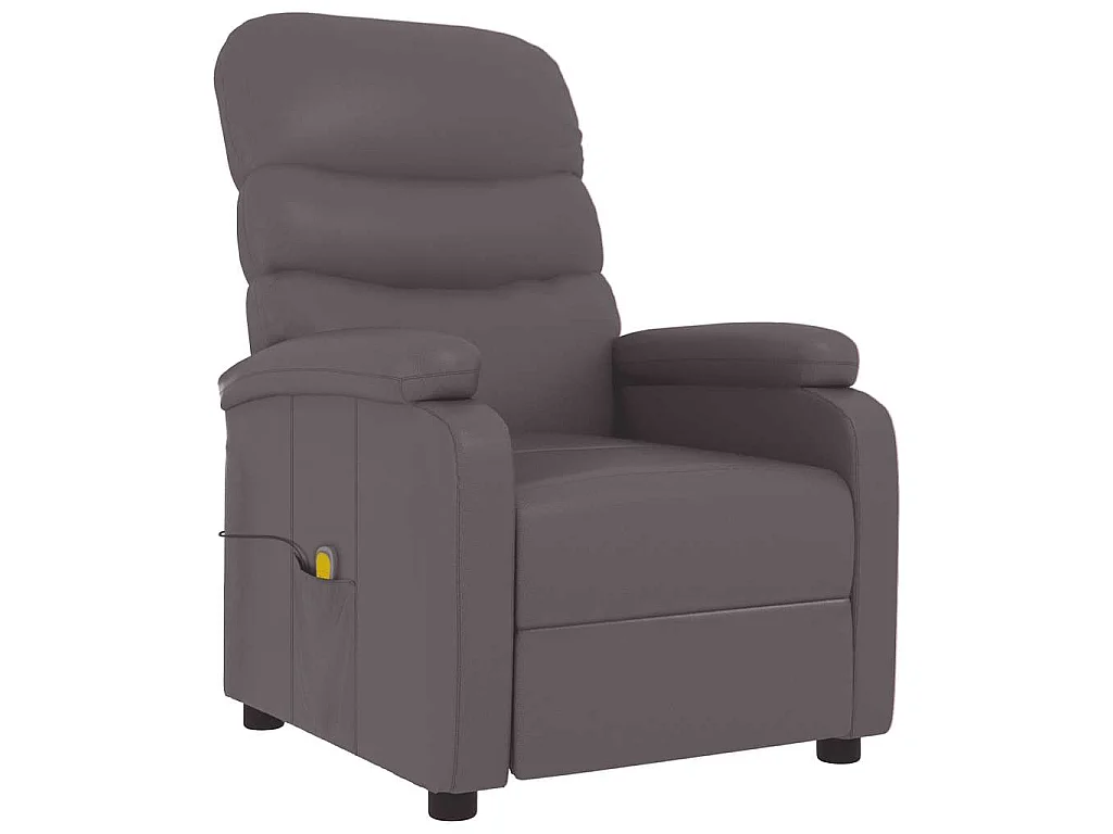 Fauteuil de massage Gris Similicuir