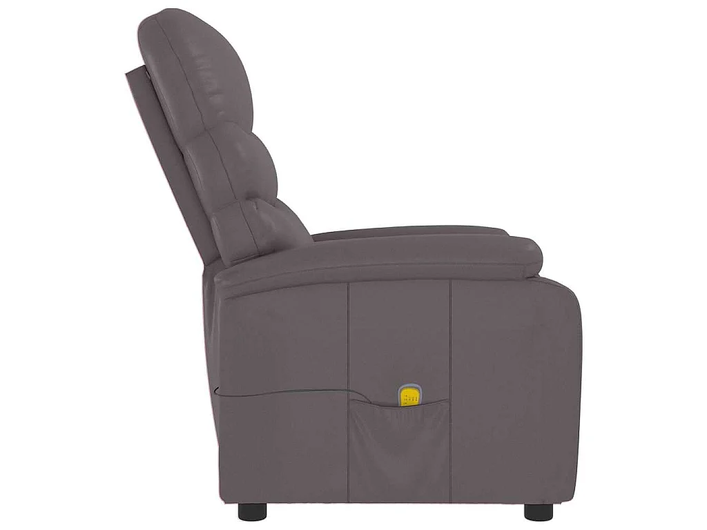Fauteuil de massage Gris Similicuir