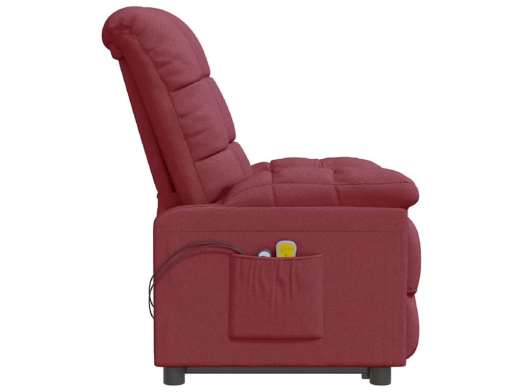 Fauteuil électrique de massage Bordeaux Tissu