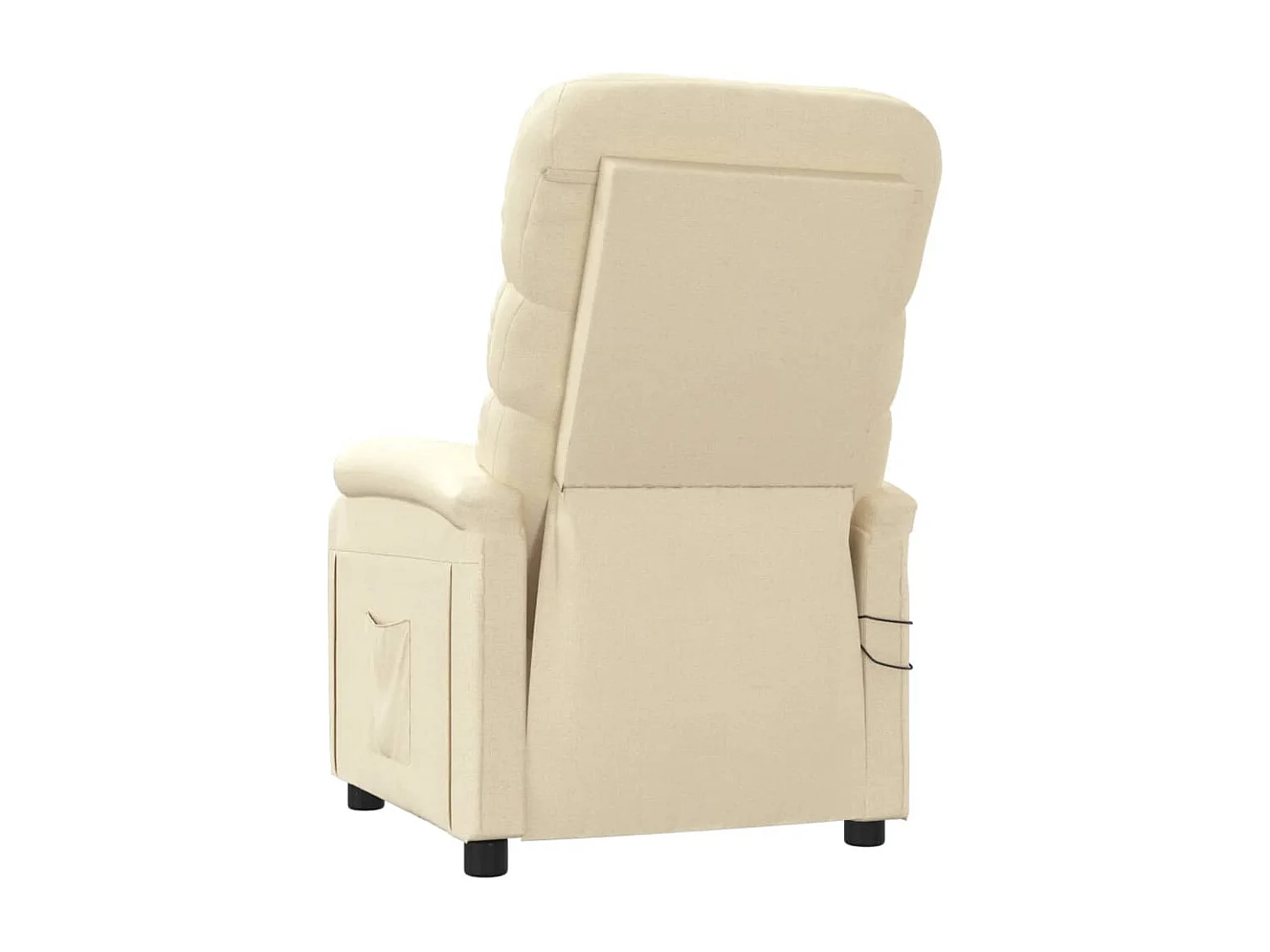 Fauteuil électrique de massage Crème Tissu