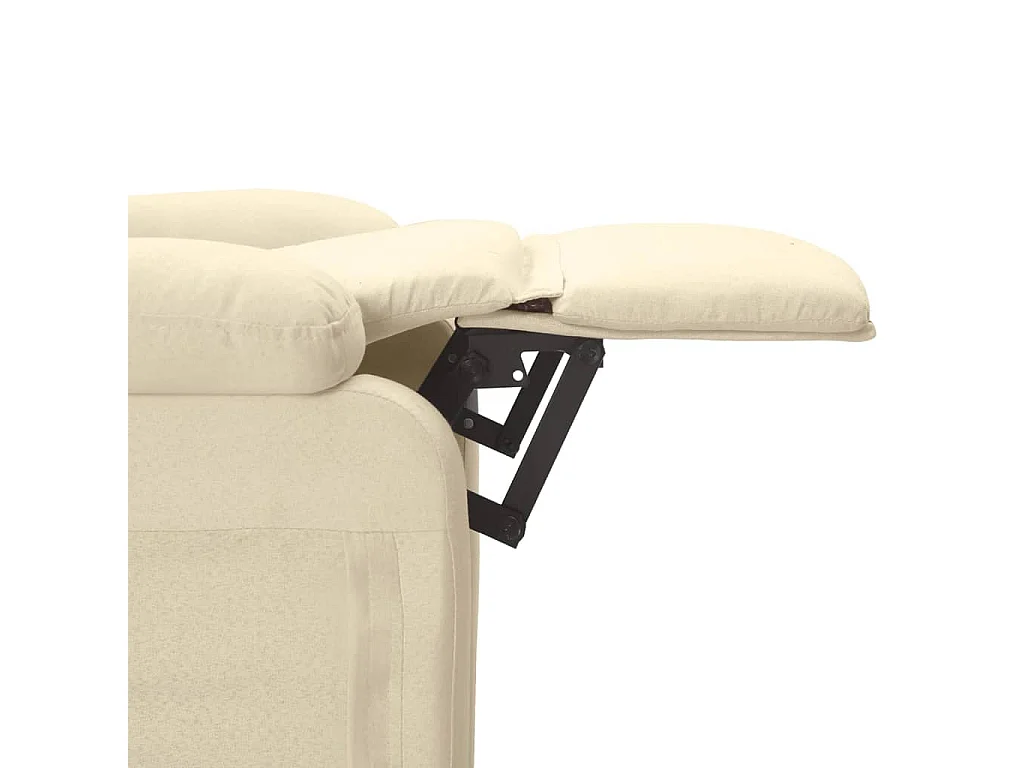 Fauteuil électrique de massage Crème Tissu