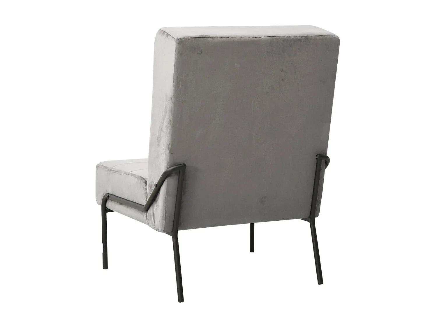 Relaxstuhl 65x79x87 cm Hellgrau Samt