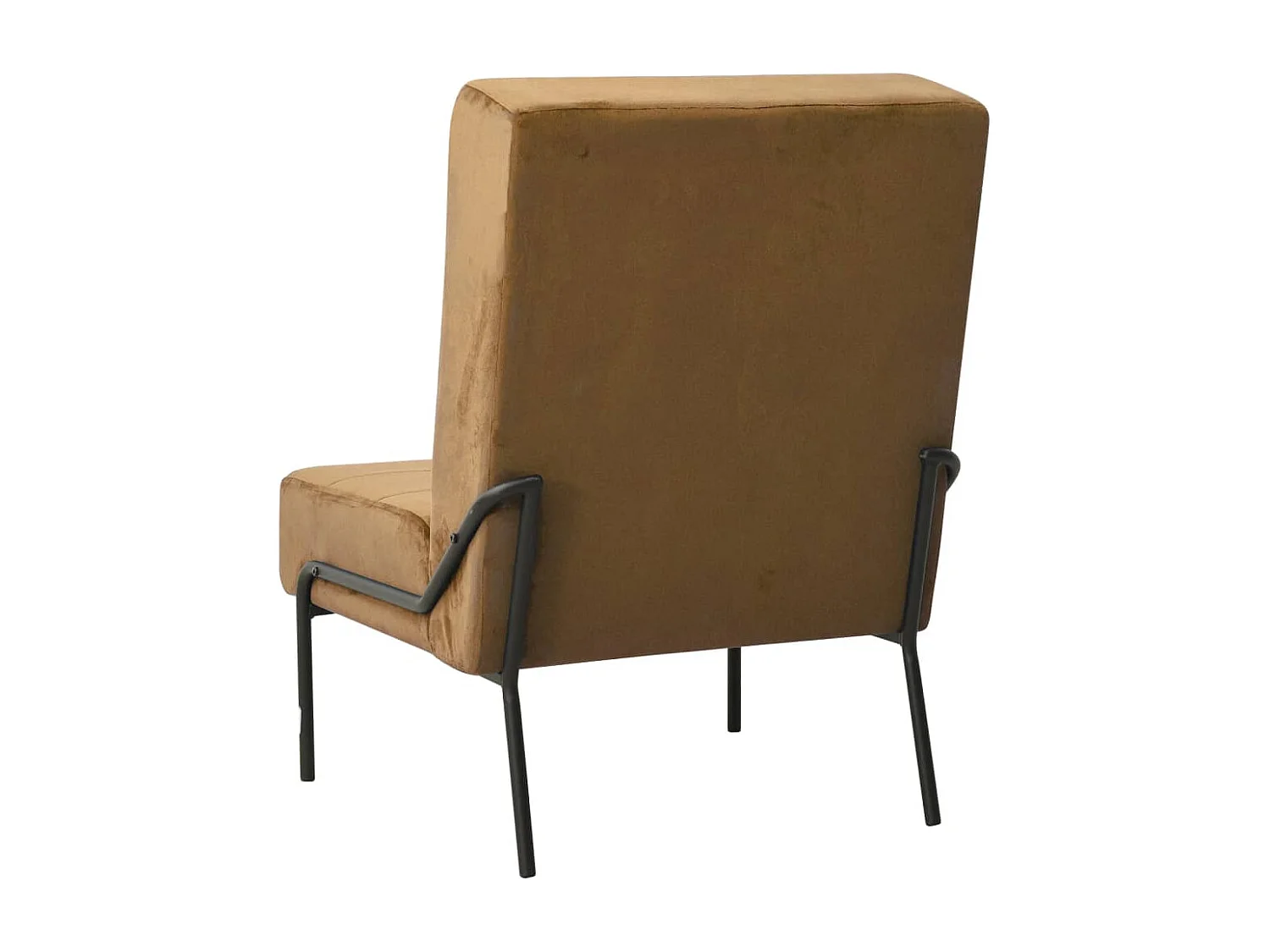 Poltrona Relax 65x79x87 cm Marrone in Velluto