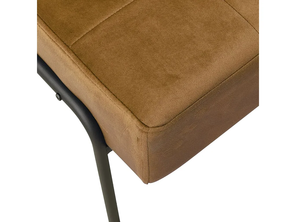 Poltrona Relax 65x79x87 cm Marrone in Velluto