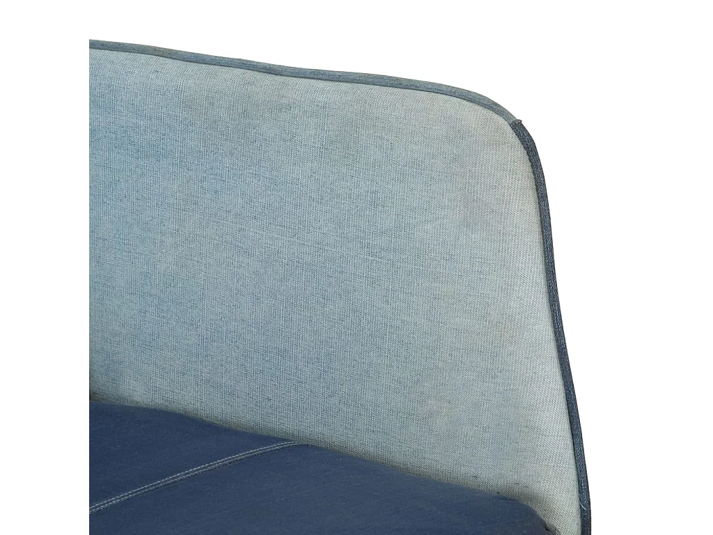 Chaise à bascule Denim Bleu Toile patchwork