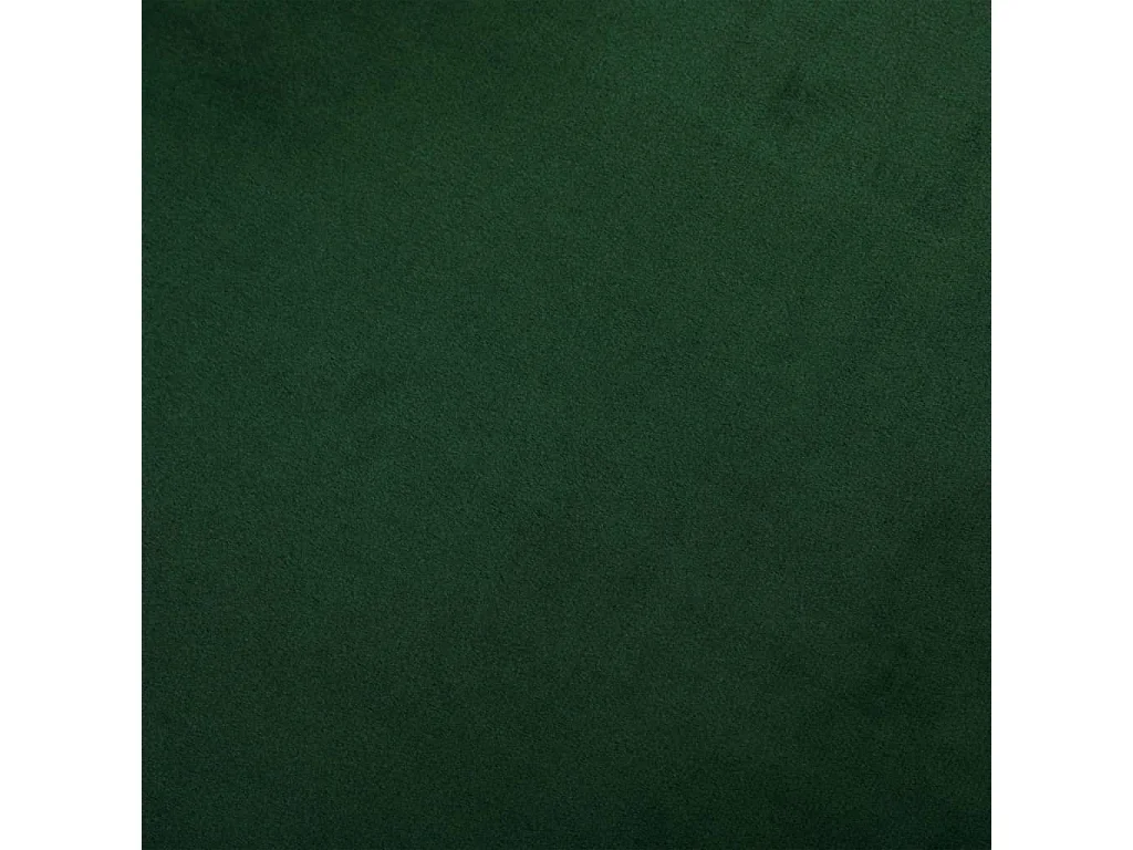 Sedia da Pranzo Verde Scuro in Velluto