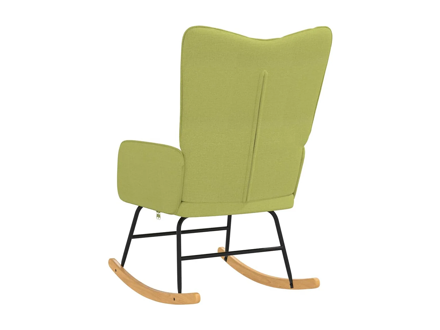 Chaise à bascule Vert Tissu