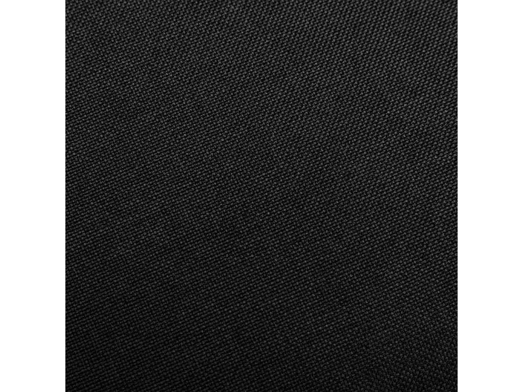 Chaise à bascule Noir Tissu