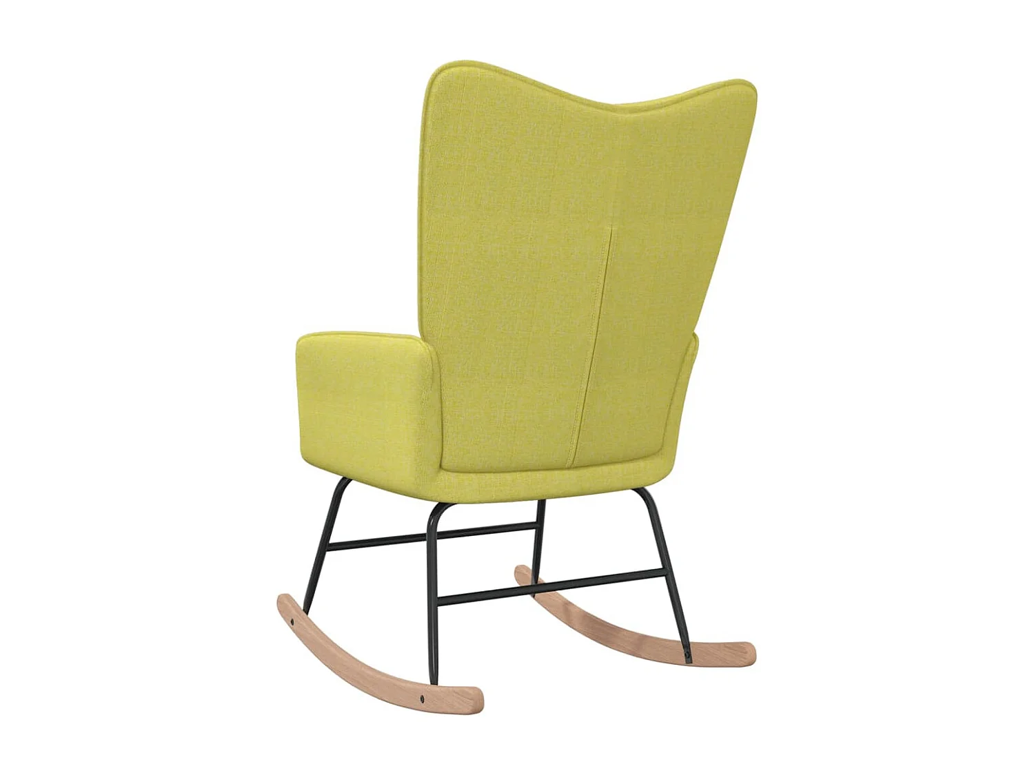 Schommelstoel stof groen