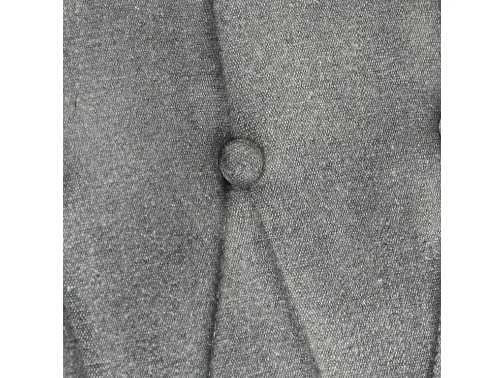 Silla mecedora de lona vintage gris