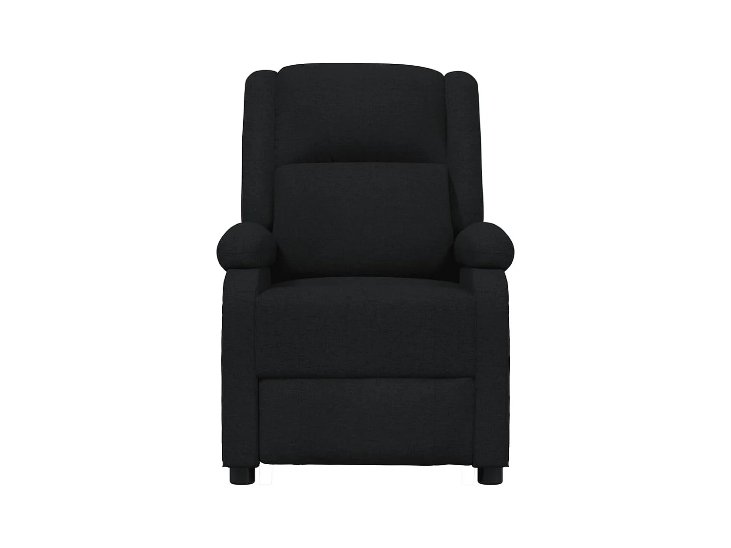 Massagestoel elektrisch stof zwart