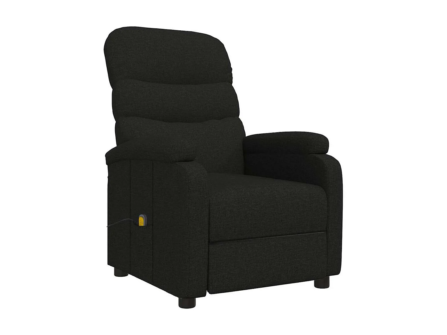 Fauteuil de massage Noir Tissu