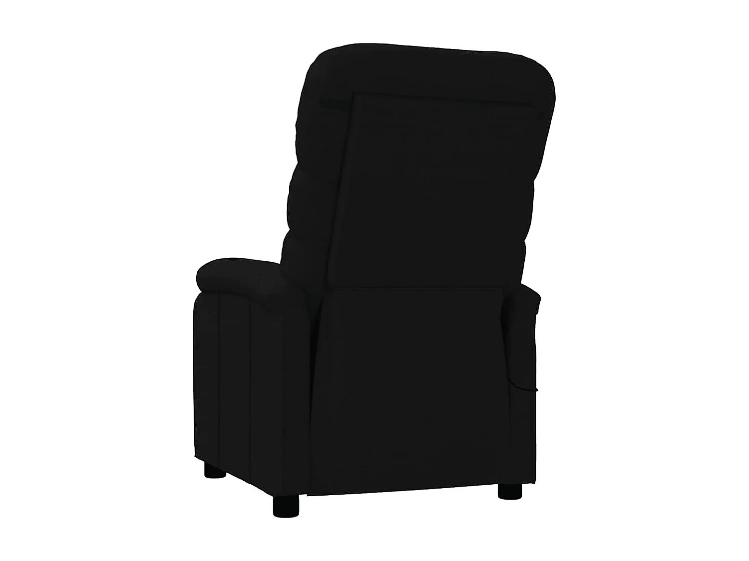 Fauteuil de massage Noir Tissu