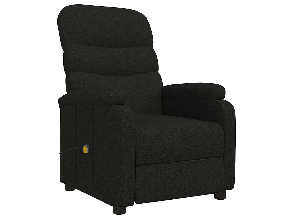 Massagesessel Schwarz Stoff