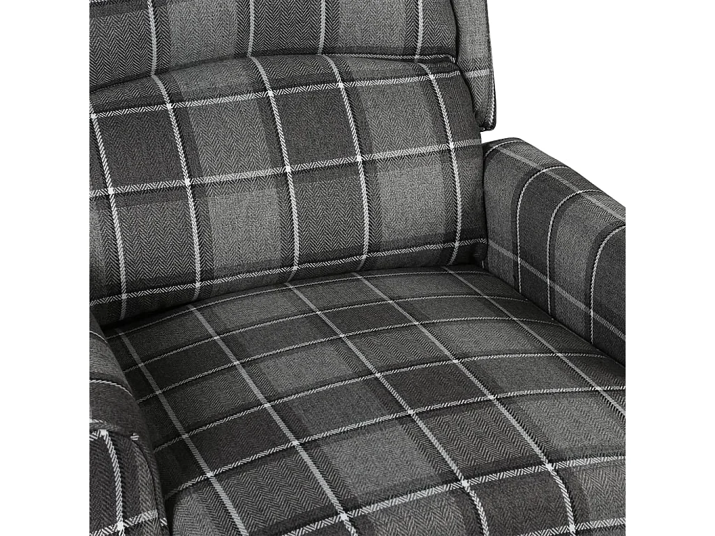 Fauteuil de massage inclinable Gris Tissu