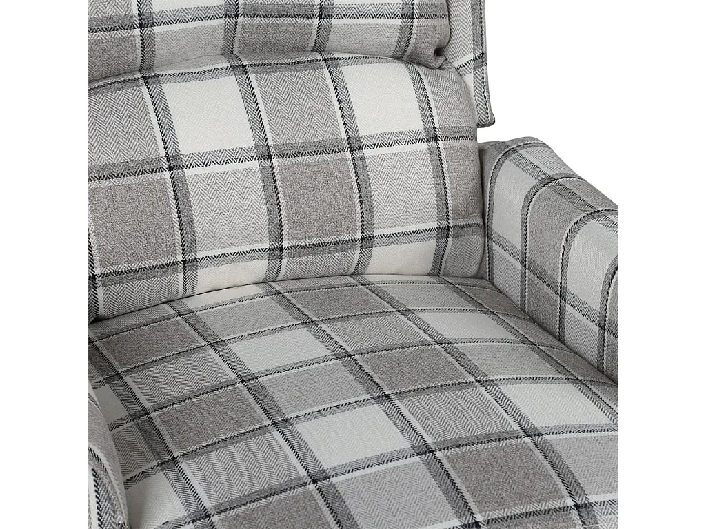 Fauteuil de massage inclinable Gris Tissu