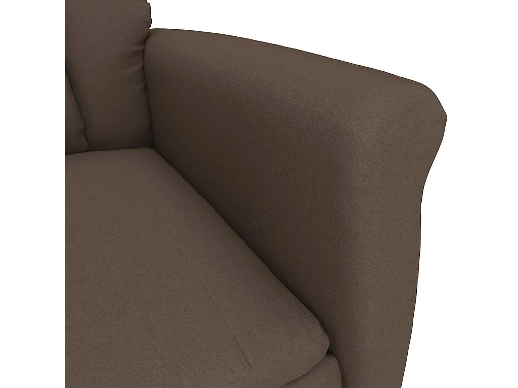 Fauteuil de massage électrique Marron Similicuir daim