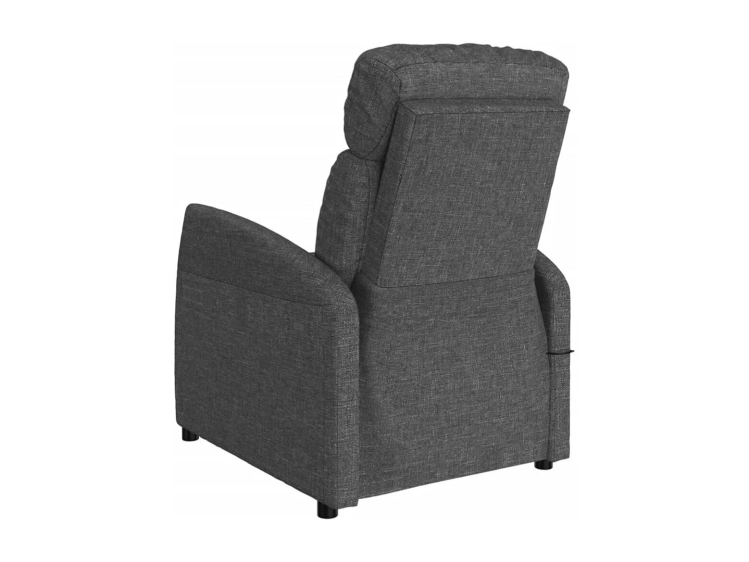 Fauteuil électrique de massage Gris foncé Tissu