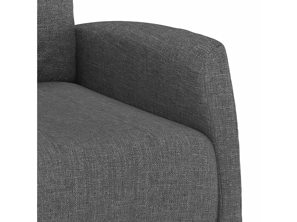 Fauteuil électrique de massage Gris foncé Tissu