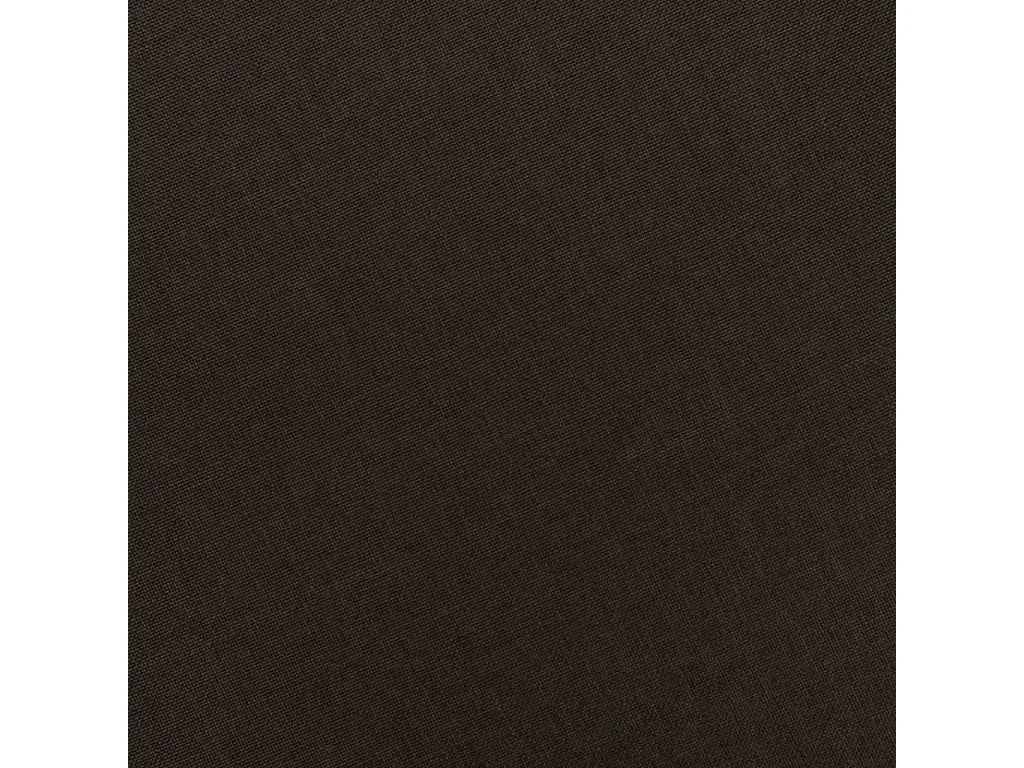 Massagestoel met voetenbankje stof donkerbruin