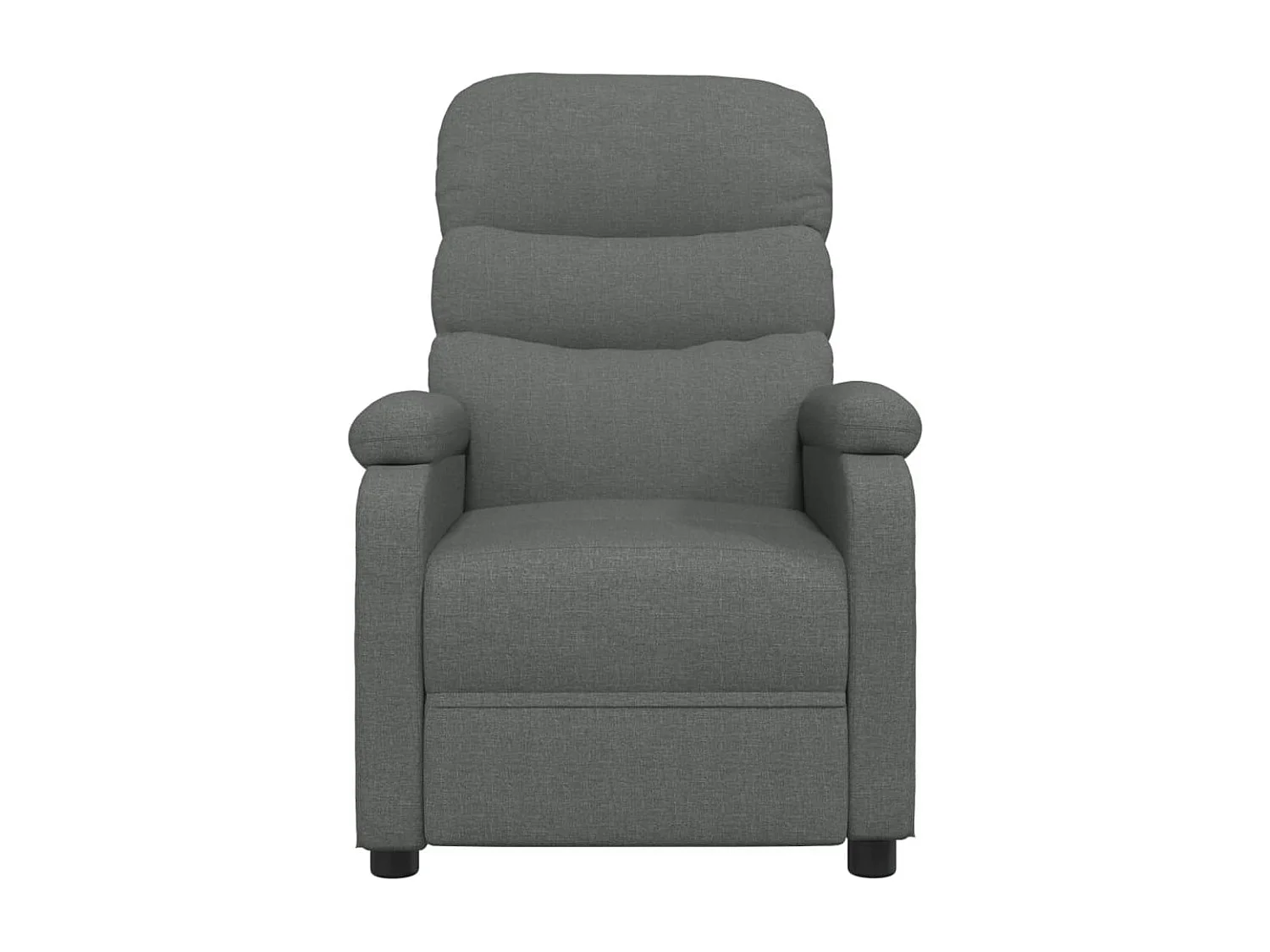 Fauteuil électrique de massage Gris foncé Tissu