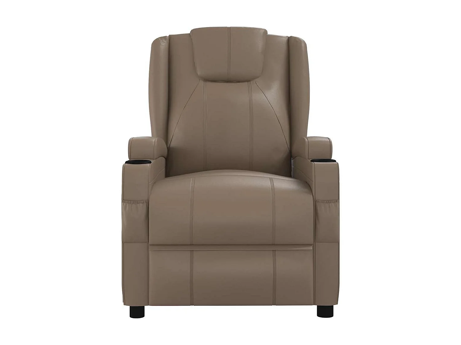 Poltrona Massaggio Elettrica Cappuccino Similpelle