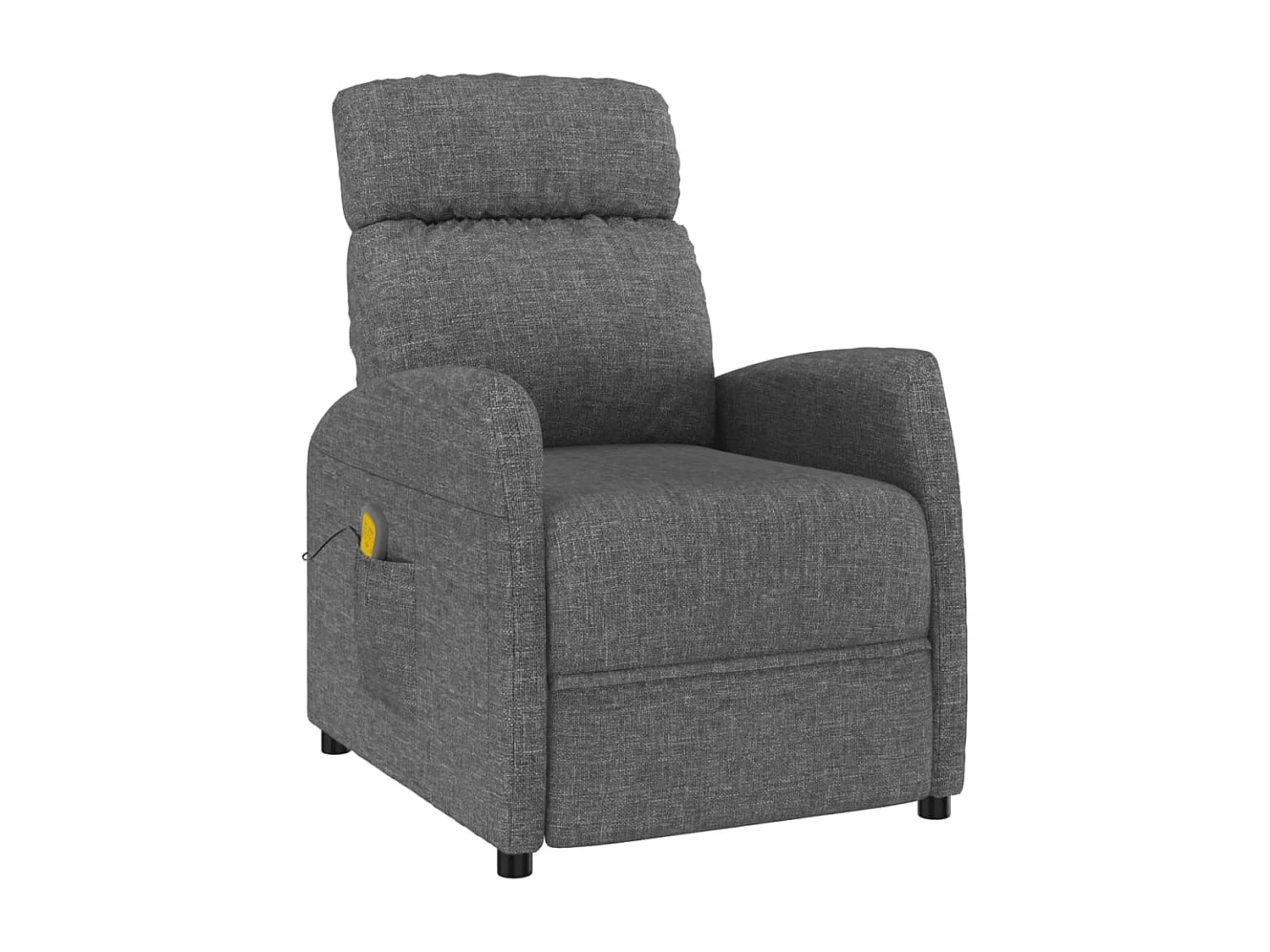 Fauteuil de massage Gris foncé Tissu