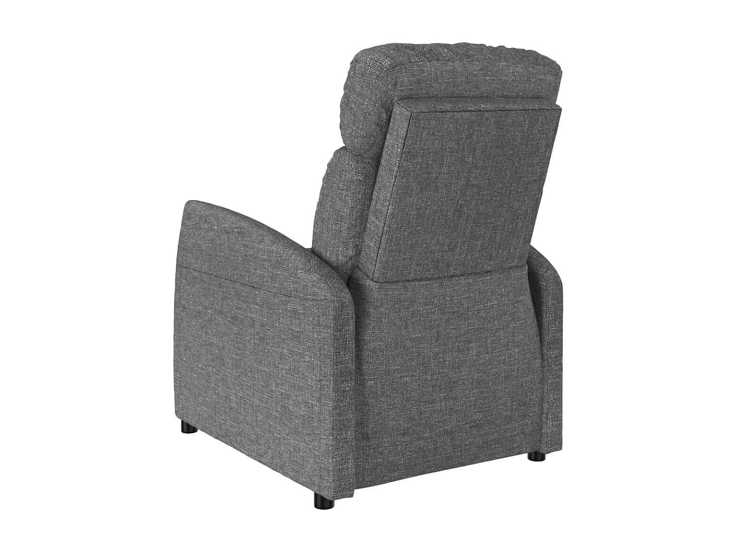 Fauteuil de massage Gris foncé Tissu