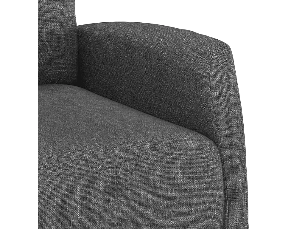 Fauteuil de massage Gris foncé Tissu