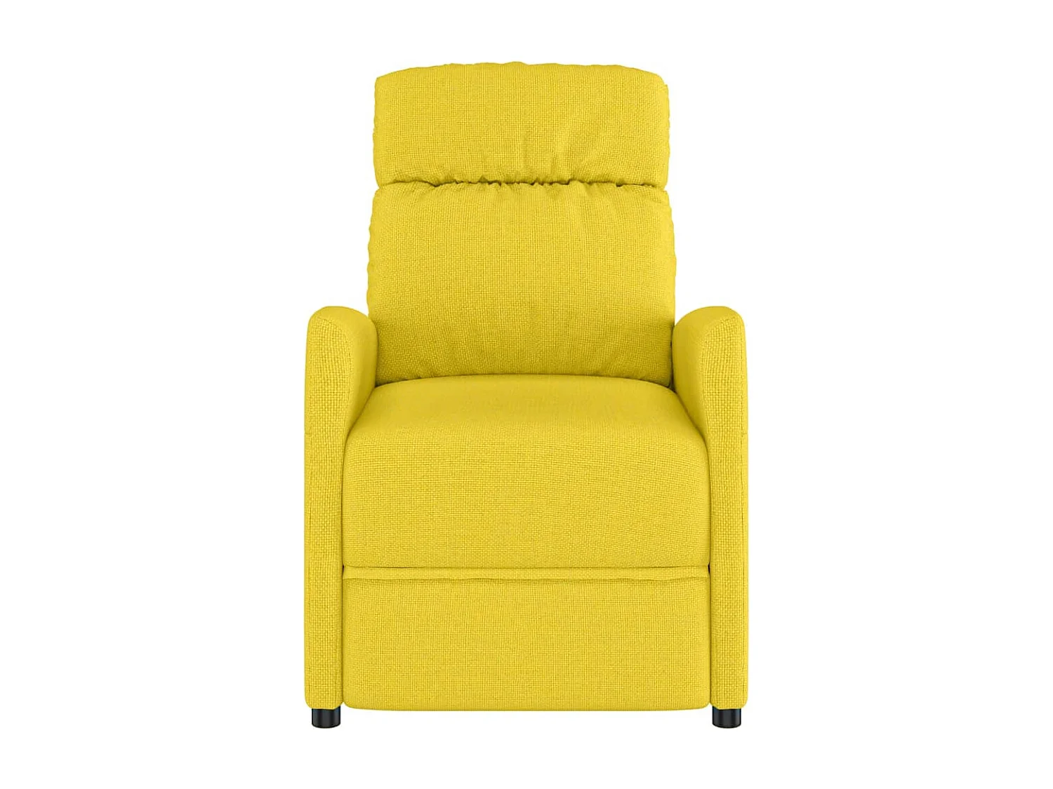 Fauteuil inclinable Jaune clair Tissu