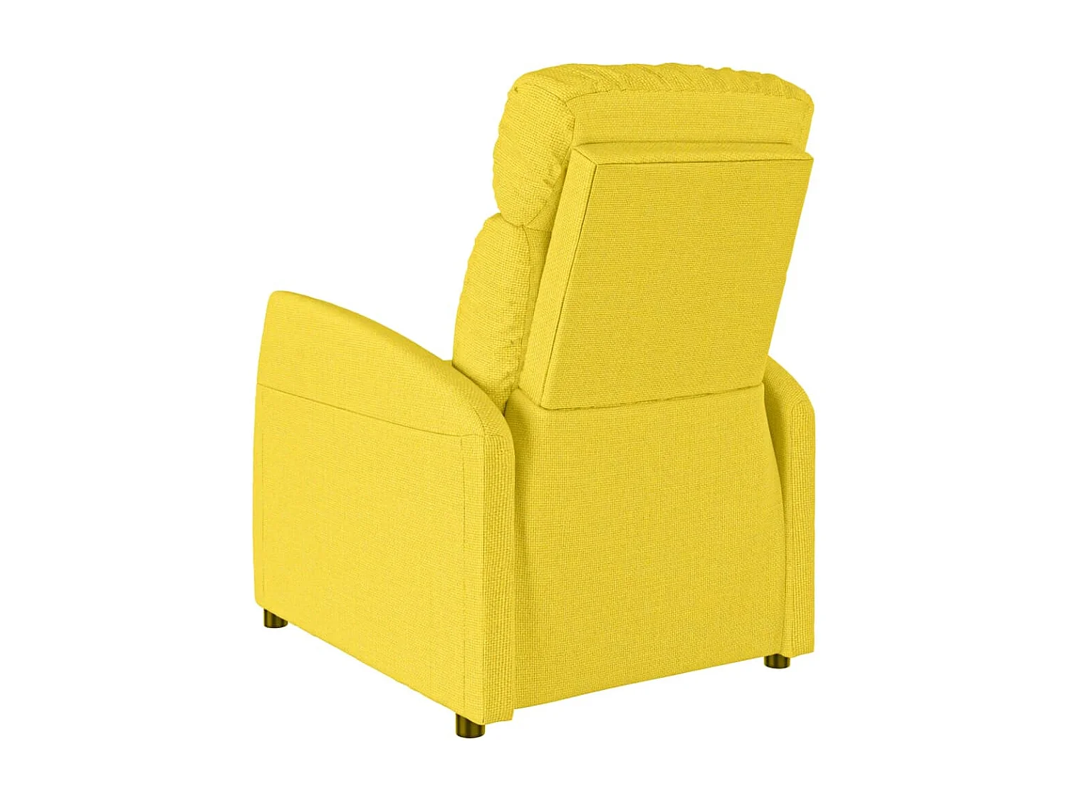 Fauteuil inclinable Jaune clair Tissu