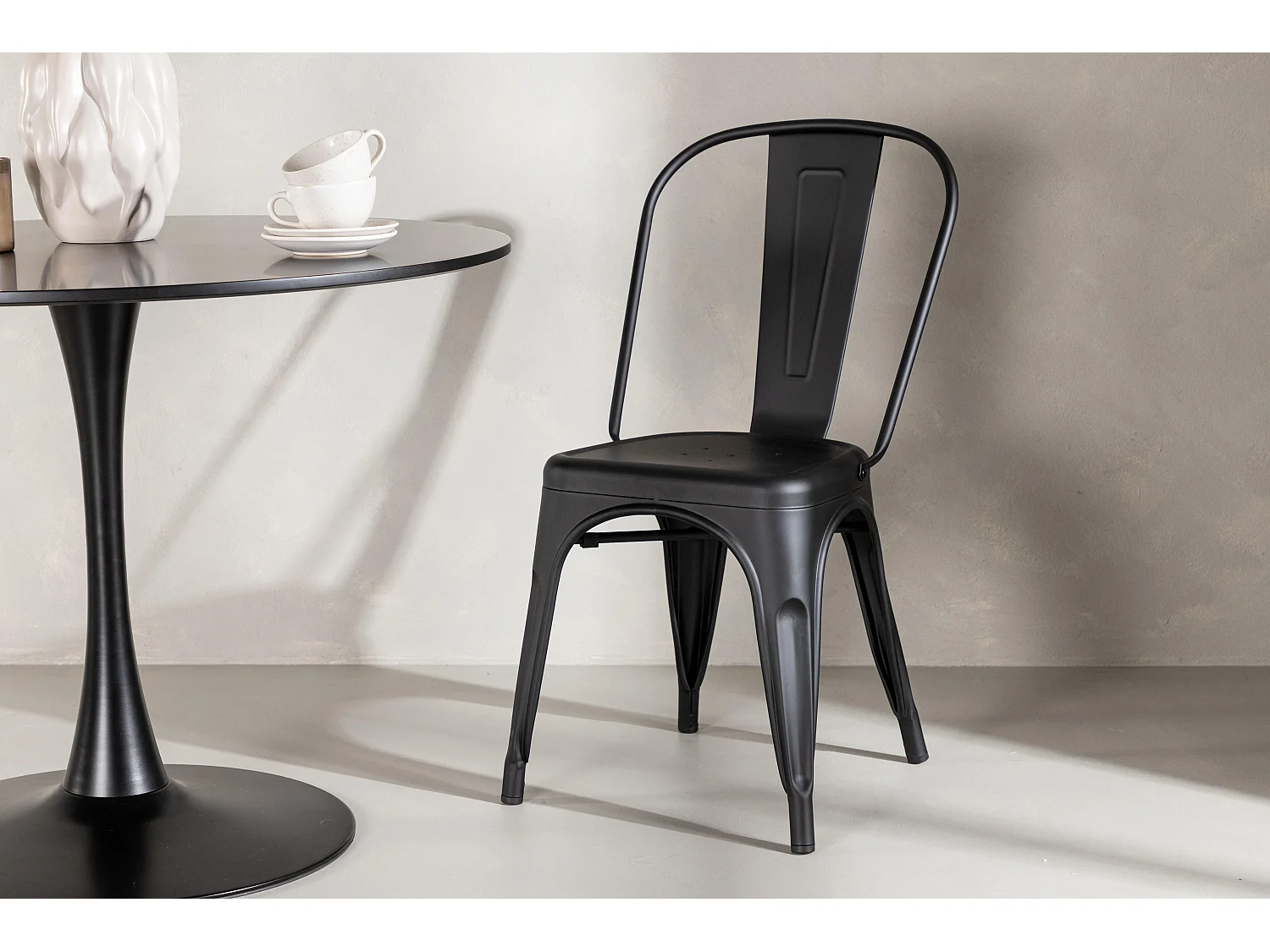 Chaise TEMPE DRC 1NOS 45x53x85 Noir