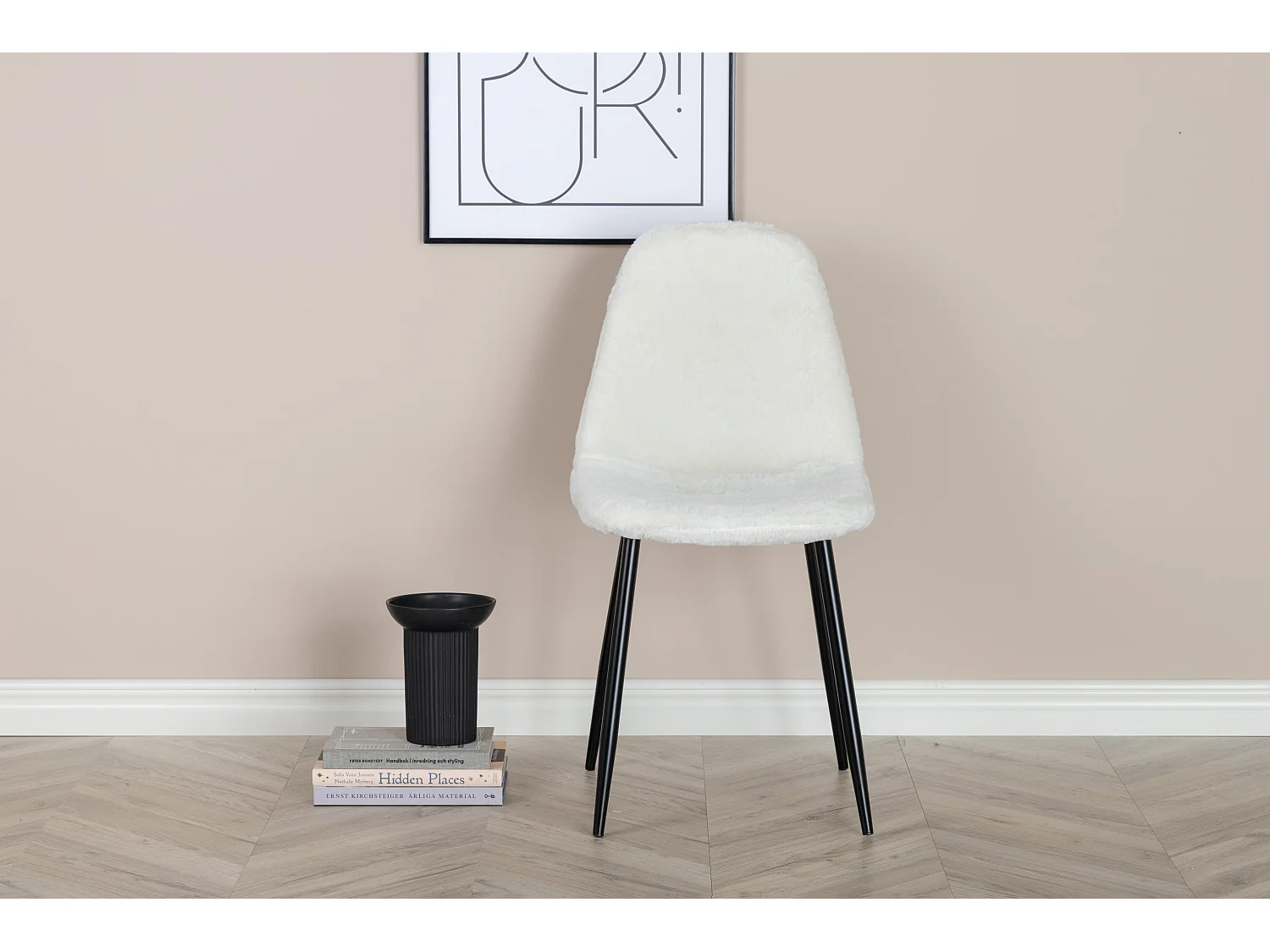 Chaise POLAR DRC 1NOS 44x53x87 Blanc